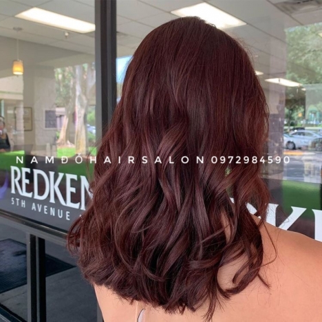 Nhuộm Tím Đỏ Địa Chỉ Làm Đẹp Giá Rẻ Hoài Đức - Nam Đỗ Hair Salon