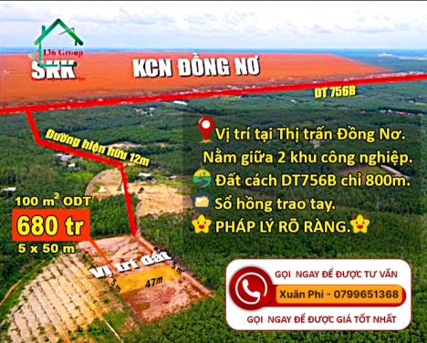 ĐẤT THỊ TRẤN ĐỒNG NƠ
SỔ HỒNG SẴN RIÊNG TỪNG NỀN
ĐẤT CẬN KHU CÔNG NGHIỆP ĐỒNG NƠ