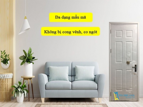 Cửa gỗ HDF cho phòng ngủ tại Phú Nhuận