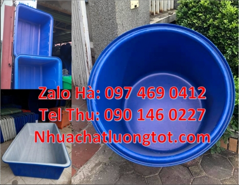 Thùng 1000l, thùng nhựa 1200 lít,  Thùng nhựa 500 lít, thùng nhựa xanh vuông, Thùng nhựa tròn
