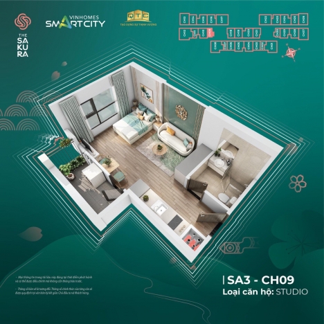 VÌ SAO KHÁCH HÀNG LỰA CHỌN CĂN STUDIO TẠI PHÂN KHU THE SAKURA- VINHOMES SMART CITY ???