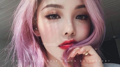 Xoăn sóng nhẹ nhàng style cá tính, học nghề tóc. - Tiệp Nguyễn Hair Salon