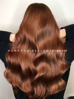 Nhuộm Màu Cam Đồng Địa Chỉ Uy Tín Giá Rẻ Hoài Đức - Nam Đỗ Hair Salon