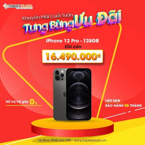 Iphone 12 pro 128Gb siêu nhỏ gọn vừa tay thiết kế sang trọng