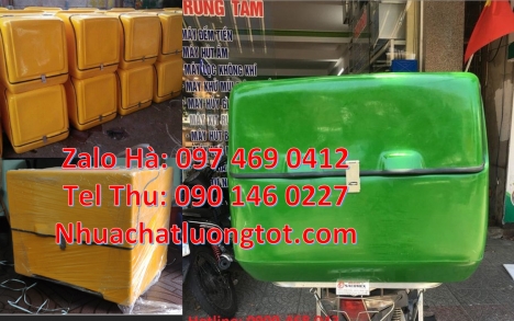 Thùng giao hàng 62x52x62 cm, Thùng ship hàng giữ nhiệt, Thùng giao hàng nhanh, Thùng chở hàng, Thùng