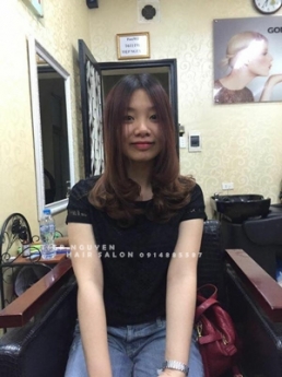 Tóc xoăn sóng lơi nhẹ nhàng thời thượng, học nghề tóc. - Tiệp Nguyễn Hair Salon