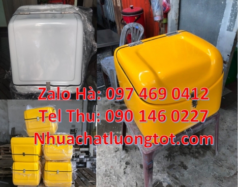 Thùng giao hàng 62x52x62 cm, Thùng ship hàng giữ nhiệt, Thùng giao hàng nhanh, Thùng chở hàng, Thùng
