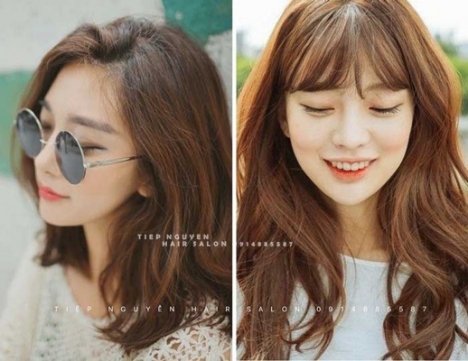 Tóc layer uốn tóc layer ngang vai, học nghề tóc. - Tiệp Nguyễn Hair Salon