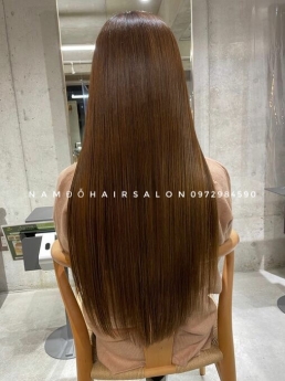 Nhuộm Nâu Ánh Lạnh Địa Chỉ Làm Đẹp Giá Rẻ Hoài Đức - Nam Đỗ Hair Salon