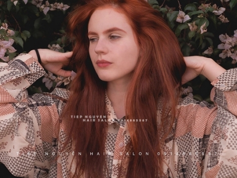 Tóc layer, tóc xoăn sóng lơi ngang vai cho nữ mặt tròn, học nghề tóc. - Tiệp Nguyễn Hair Salon