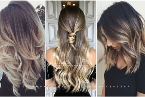 Tóc xoăn sóng lơi nhẹ nhàng phong cách cá tính dịu dàng, học nghề tóc. - Tiệp Nguyễn Hair Salon