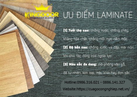 Cửa gỗ MDF phủ Laminate tại Dĩ An – Bình Dương|Cửa phòng ngủ giá rẻ