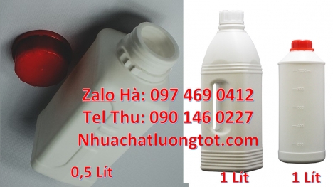 Chai nhựa 50ml đựng thuốc trừ sâu, Chai 100ml màu trong, Chai nhựa 1000ml đựng mật ong, chai nhựa đự