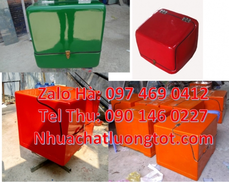 Thùng giao hàng 62x52x62 cm, Thùng ship hàng giữ nhiệt, Thùng giao hàng nhanh, Thùng chở hàng, Thùng
