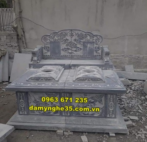 Mẫu mộ đôi bằng đá đẹp bán tại Phú Thọ