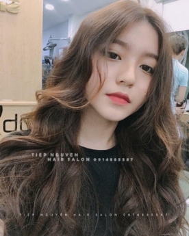 Xoăn layer, tóc layer ngang vai nhẹ mái bay - Tiệp Nguyễn