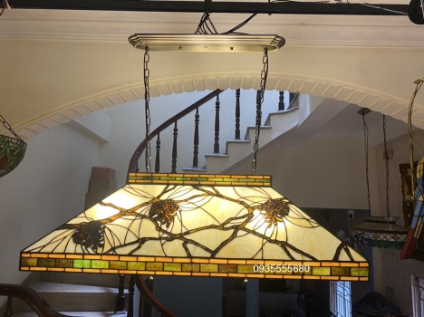 Giao lưu đèn tha tiffany họa tiết thông