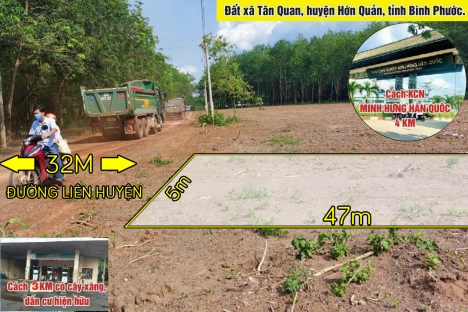 SIÊU PHẨM ĐẤT NỀN CẬN KCN - ĐẦU TƯ SINH LỜI KHỦNG 
VỚI KHU ĐẤT TÂN QUAN  CHỈ TỪ 3-5 TR / m2.