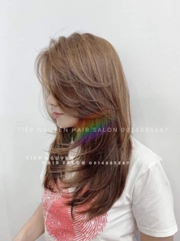 Tóc layer tỉa mỏng cho nàng tóc ngắn - Tiệp Nguyễn