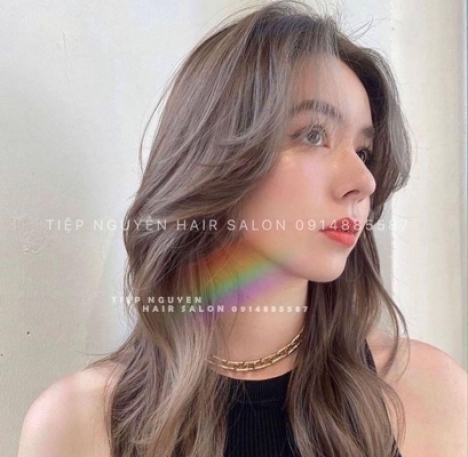 Tóc uốn xoăn sóng lơi from tóc dài - Tiệp Nguyễn