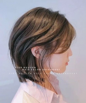 xoăn sóng nước uốn đuôi vểnh - Tiệp Nguyễn