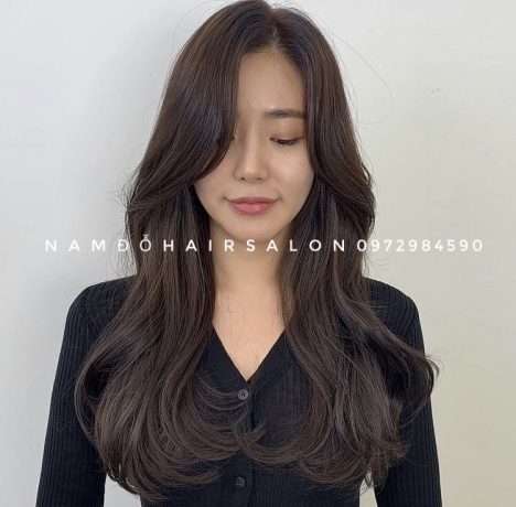 Làm Xoăn Cụp Tóc Dài Salon Uốn Nhuộm Uy Tín Giá Rẻ Hoài Đức - Nam Đỗ Hair Salon