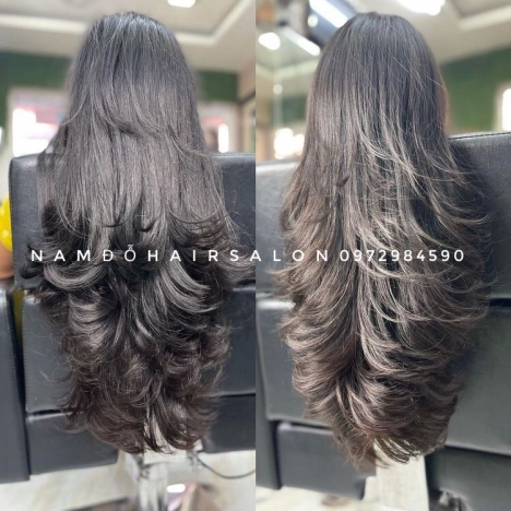 Làm Xoăn Cụp Tóc Dài Salon Làm Đẹp Uy Tín Giá Rẻ Hoài Đức - Nam Đỗ Hair Salon