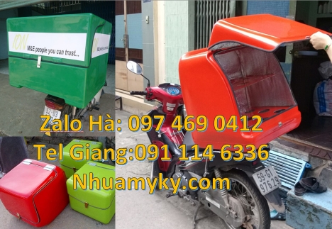 Túi giữ nhiệt giao hàng, Thùng chở hàng xe máy cũ, thùng chở hàng, Thùng vận chuyển, thùng chuyển th