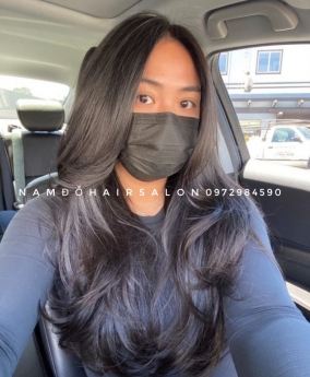 Làm Xoăn Cụp Tóc Dài Địa Chỉ Salon Làm Đẹp Uy Tín Giá Rẻ Hoài Đức - Nam Đỗ Hair Salon