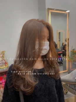 Xoăn layer tóc ngang vai - Tiệp Nguyễn