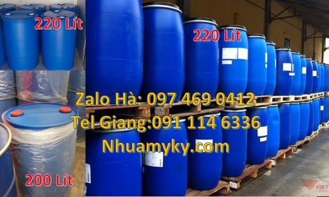 Thùng Phuy 30 Lít, Thùng Phuy 50 Lít Thùng phi 220l nắp hở, Thùng phi Phuy nhựa 120 lít, Phuy nhựa 1