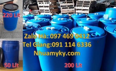 Thùng Phuy 30 Lít, Thùng Phuy 50 Lít Thùng phi 220l nắp hở, Thùng phi Phuy nhựa 120 lít, Phuy nhựa 1