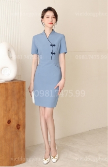 Mẫu váy liền thân công sở thời trang, chất đẹp, giá tốt