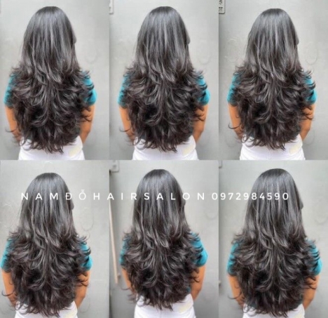 Làm Xoăn Cụp Tóc Dài Salon Làm Đẹp Uy Tín Giá Rẻ Hoài Đức - Nam Đỗ Hair Salon