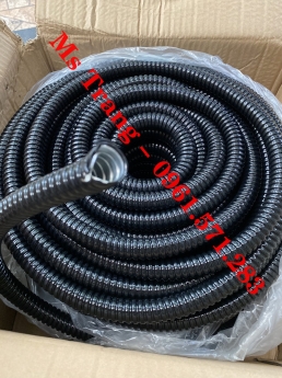 Ống ruột gà lõi thép bọc nhựa dày chống thấm dầu và nước