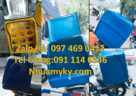 Túi giữ nhiệt giao hàng, Thùng chở hàng xe máy cũ, thùng chở hàng, Thùng vận chuyển, thùng chuyển th
