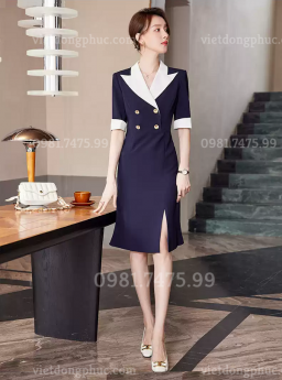 Mẫu váy liền thân công sở thời trang, chất đẹp, giá tốt