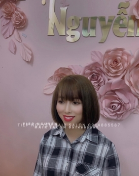 Tóc layer uốn xoăn nhẹ nhàng - Tiệp Nguyễn