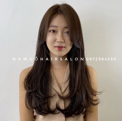 Làm Xoăn Cụp Tóc Dài Salon Uốn Nhuộm Uy Tín Giá Rẻ Hoài Đức - Nam Đỗ Hair Salon