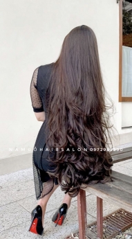 Làm Xoăn Cụp Tóc Dài Địa chỉ Salon Làm Đẹp Uy Tín Giá Rẻ Hoài Đức - Nam Đỗ Hair Salon