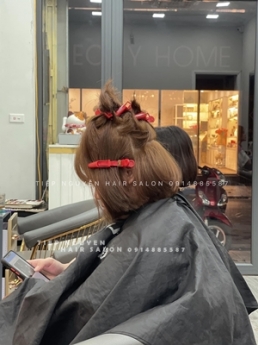 Xoăn ngắn hippie from tóc dài - Tiệp Nguyễn Hair