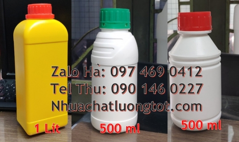 Chai nhựa 30ml đựng phân bón, chai 50ml 100ml đựng hóa chất, Chai 1000ml đựng hóa chất, Chai 30ml đự