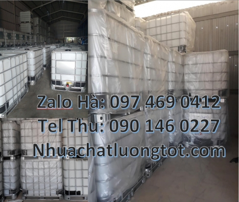 Thùng nhựa 1000l đựng hóa chất, Bồn ibc 1000l, Thùng nhựa dung tích lớn 1000 lít, Tank IBC 1000L, th