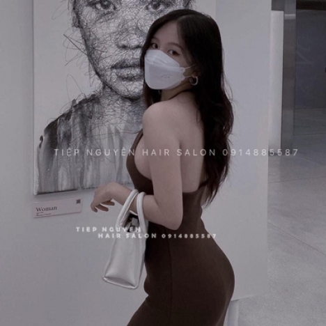 Xoăn hippie ngang vai, xoăn nhẹ nhàng mái bay - Tiệp Nguyễn Hair