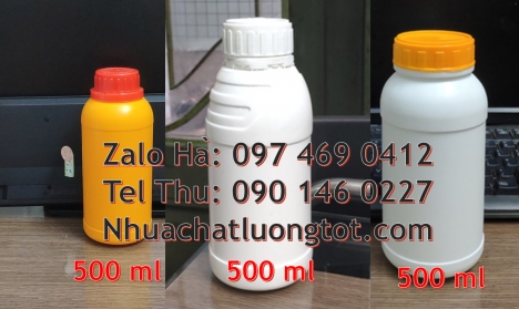 Chai nhựa 30ml đựng phân bón, chai 50ml 100ml đựng hóa chất, Chai 1000ml đựng hóa chất, Chai 30ml đự