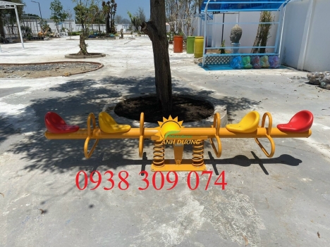 Bập bênh đòn ngoài trời AD 2 ghế, 4 ghế dành cho bé