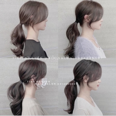 Tóc xoăn hippie ngắn mái lệch - Tiệp Nguyễn Hair