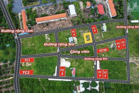 Lô góc tái định cư trung cấp nghề Cam Lâm Khánh Hòa full thổ cư chỉ hơn 10tr/m2