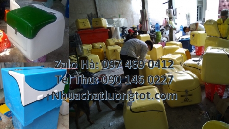 Thùng giao cafe, Thùng shipper, Thùng giao bánh bao, Túi giữ nhiệt giao hàng, Thùng chở hàng xe máy
