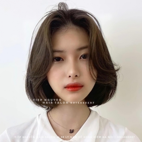Xoăn hippie ngắn mặt vuông cho phái nữ - Tiệp Nguyễn Hair